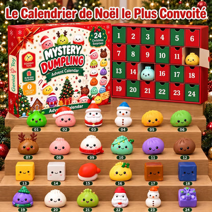 Calendrier de l’Avent 2026 : 24 petits raviolis squishy
