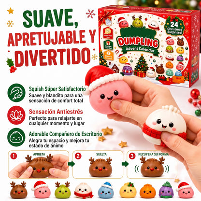 Calendario de Adviento 2026: 24 Dumplings Squishy