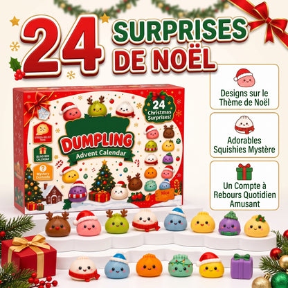 Calendrier de l’Avent 2026 : 24 petits raviolis squishy