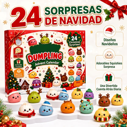 Calendario de Adviento 2026: 24 Dumplings Squishy