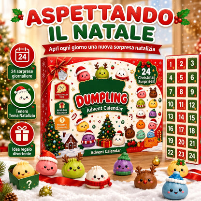 Calendario dell'Avvento 2026: 24 Squishy Raviolini