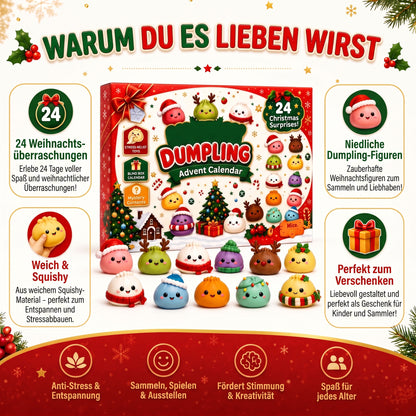 Adventskalender 2026: 24 Dumpling-Squishies