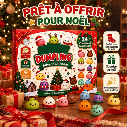 Calendrier de l’Avent 2026 : 24 petits raviolis squishy