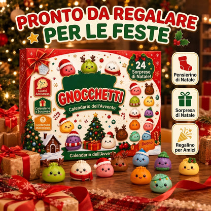 Calendario dell'Avvento 2026: 24 Squishy Raviolini